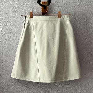 Zara Leather Mini skirt
